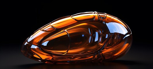 realistic photo of a glossy cocoon ,generative AI