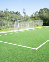 soccer field with goal © Ulrich