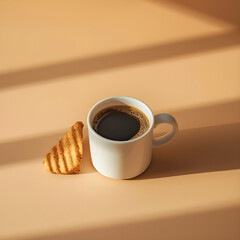 Coffee and Snack Background