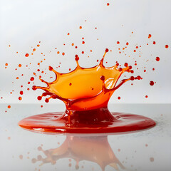 Sauce Splash Food Background