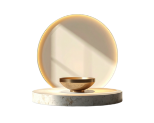 Front-facing object, professional lighting setup_Front view simple stock-ready image