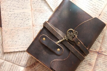 アンティークな本と古紙