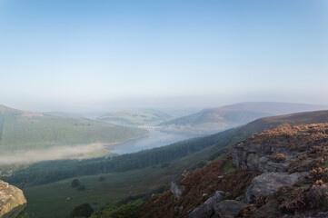 Fototapeta premium Mountain Landscape With Fog