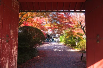 Gordijnen Bordeaux 京都の光悦寺の風景  © rika_portrait