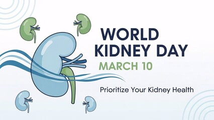 World kidney day illustration