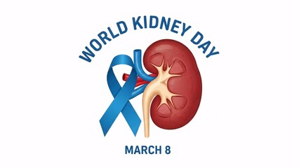 World kidney day illustration