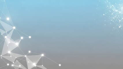 Abstract Network Connection Background with Dots and Lines