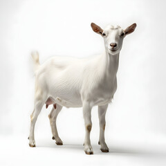 Obraz premium goat on a white background