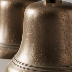 Close-Up of Traditional French Easter Bells