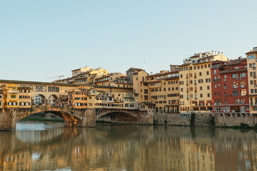 Obraz premium ponte vecchio florence italy