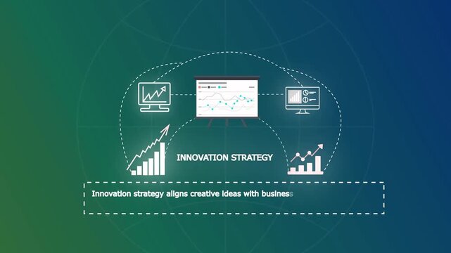 Innovation Strategy Concept Demonstrating Creative Planning, Competitive Growth And Future Ready Business Vision.