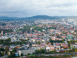 Obraz premium Norwegian city and capitol Oslo