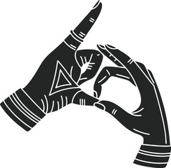 hand holding a cigarette