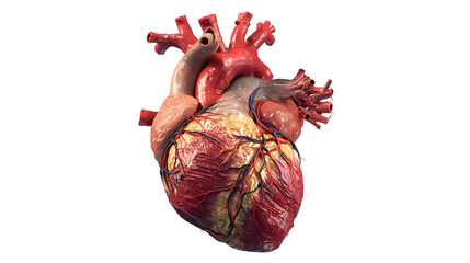 Human heart anatomy illustration