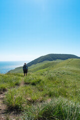 Obraz premium Guleopdo Island, Remote Korean Island Landscape. 굴업도 풍경, 한국 섬, 인천 섬, 서울 섬