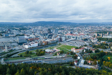 Fototapeta premium Norwegian city and capitol Oslo