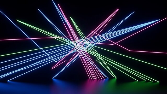 abstract background with colorful stars - Powered by Adobe