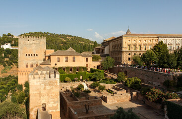 Fototapeta premium View of the Alhambra Granada, Spain