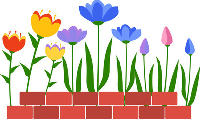 Spring Flowerbed Icon