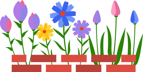 Spring Flowerbed Icon