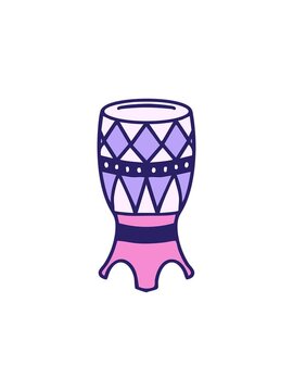 starburst effect animation of brazilian surdo carnival drum