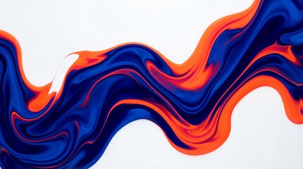 High Contrast Fluid Abstract Background for Tech and SaaS Landing Pages