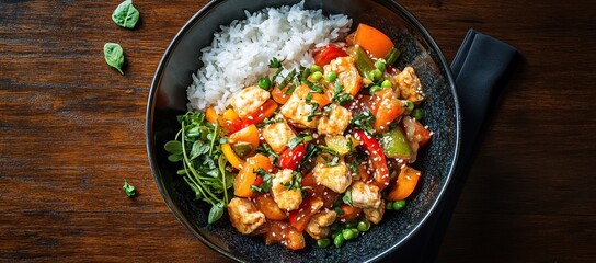 Delicious and Vibrant Asian-Inspired Chicken Stir-Fry with Fresh Vegetables