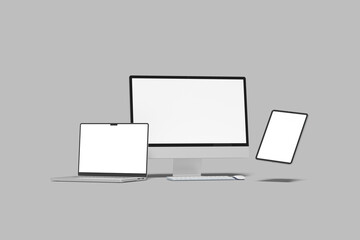 multi devices blank mockup template