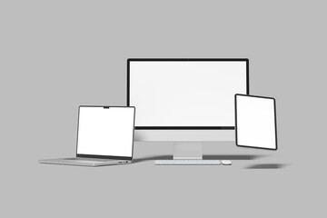 multi devices blank mockup template