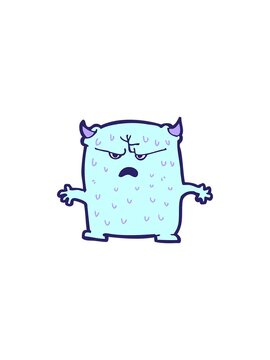 flashy sales animation of cartoon little alien