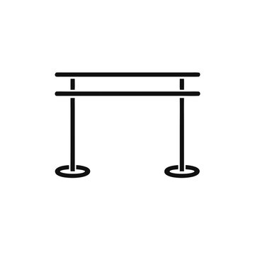 Parallel Bars Gymnastics Equipment Line Icon