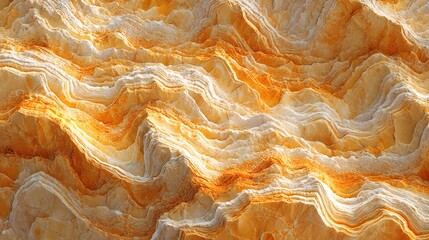 Golden Onyx Texture: Close-up of golden onyx displays the intricate layers and vibrant colors of the natural stone. capturing the mesmerizing beauty