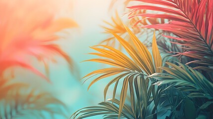 abstract background with flowers