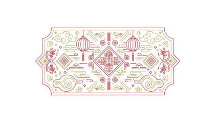 Traditional Chinese Pattern Design Element.