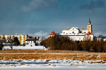 The town of Krasnystaw in Poland, a historic church