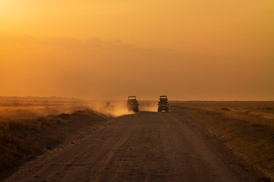 Sunset at Amboseli National Park, Kenya