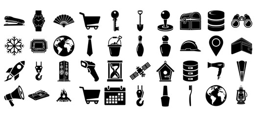 Comprehensive Vector Illustration Icons Set