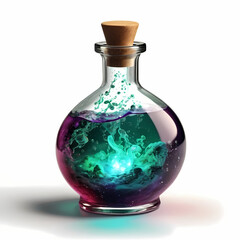 crystal carafe with a glass