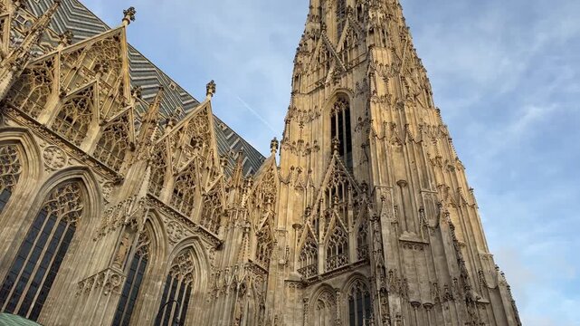 St. Stephen&rsquo;s Cathedral (Stephansdom) on Stephansplatz in Vienna at Daytime