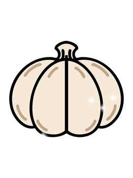 glitter effect animation of japanese culinary kabocha pumpkin squash