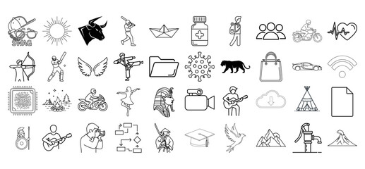 Collection of Diverse Vector Illustrations