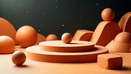 Illustration of Light Efficiency Taidui Technology Art Scene