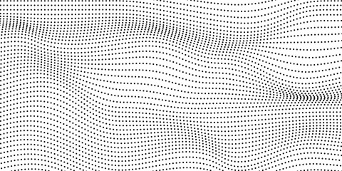 Background with monochrome dotted texture. Polka dot pattern template. vector ilustration