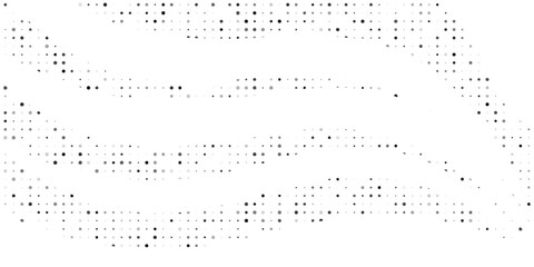 abstract white and green wave wide dots background banner