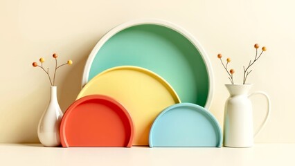 Light effect color palette art scene illustration