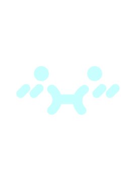 pixelize effect animation of cute unsure face icon