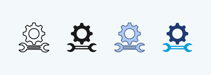 mechanical multiple  style icon collections 