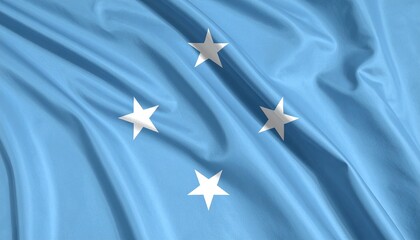 flag of Federated States of Micronesia  