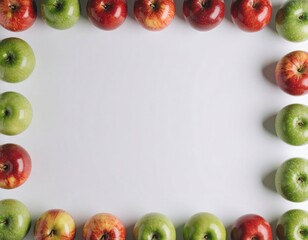 りんごフレーム背景素材