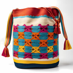 colorful fabric bag